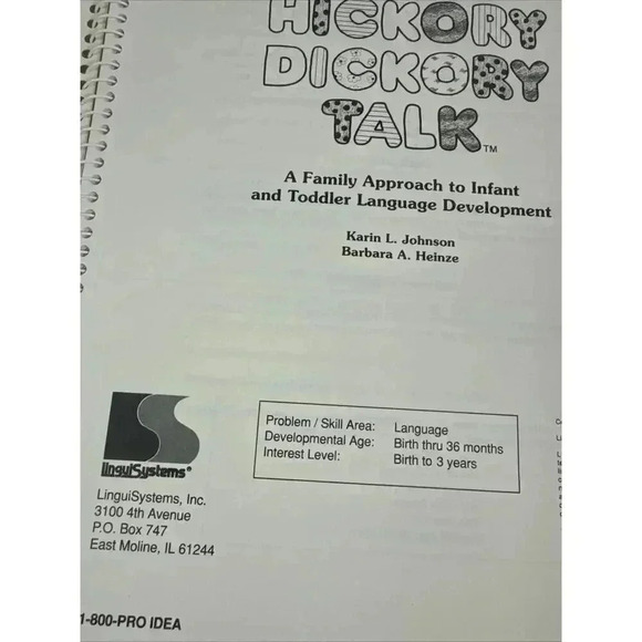 Hickory Dickory Talk‎ INSTRUCTOR Book - Picture 5 of 8